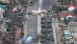 altText(El convoy de 60 km en dirección a Kiev se habría dispersado)}