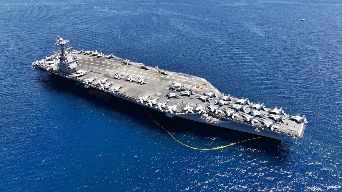 El portaviones que Trump envió al Caribe
