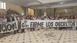 Tensión contra el gobierno de Pullaro.&nbsp;