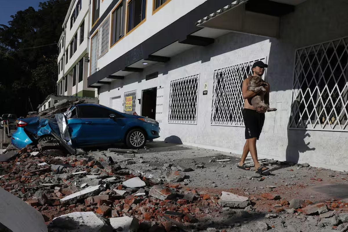 Videos y fotos del terremoto en Colombia: las im&aacute;genes m&aacute;s impactantes del temblor.Santiago Saldarriaga - AP