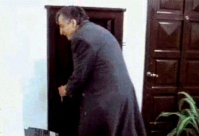 Néstor Kirchner, en el recordado video con las cajas de seguridad
