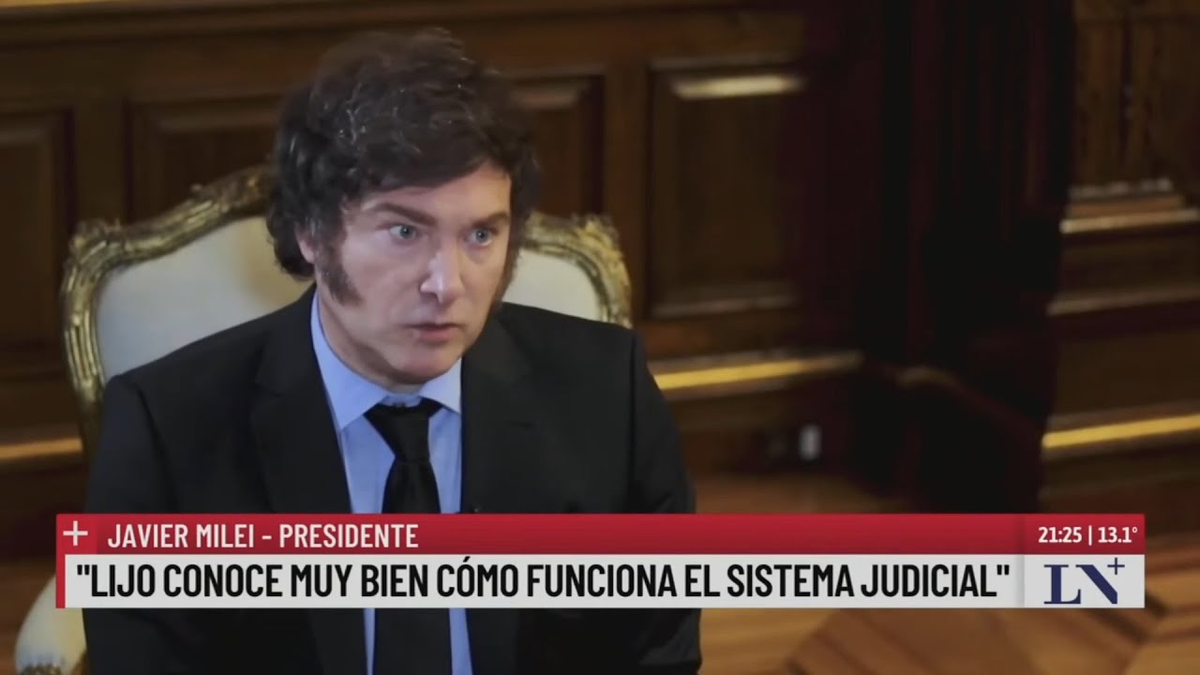 Javier Milei ya no se banca el disenso ni de los medios cercanos y ahora exige despidos dentro de La Nación. La escalada incluyó insultos y reuniones tensas con su director. Fuente: LN+ Javier Milei ya no se banca el disenso ni de los medios cercanos y ahora exige despidos dentro de La Nación. La escalada incluyó insultos y reuniones tensas con su director. Fuente: LN+