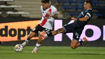 Gonzalo Montiel fue una de las figuras del partido entre Independiente Rivadavia y River Plate Gonzalo Montiel fue una de las figuras del partido entre Independiente Rivadavia y River Plate