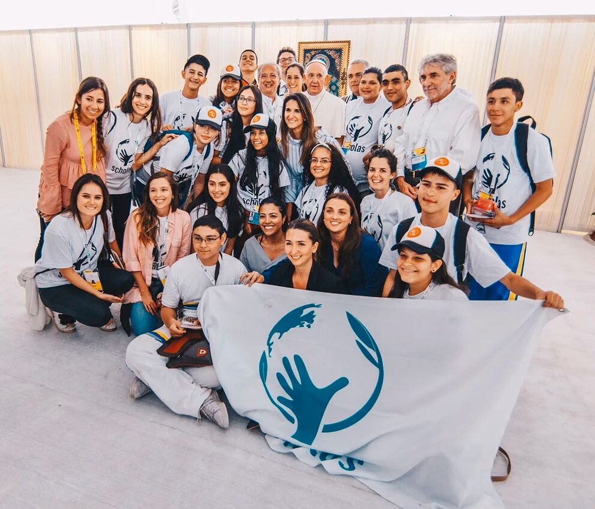 Los encuentros comenzaron en 2016 junto al papa Francisco Los encuentros comenzaron en 2016 junto al papa Francisco