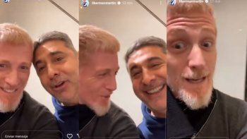 Martín Liberman y Daniel Angelici volvieron a calentar el clima político en Boca. (Foto: Gentileza: Data Diario). Martín Liberman y Daniel Angelici volvieron a calentar el clima político en Boca. (Foto: Gentileza: Data Diario).