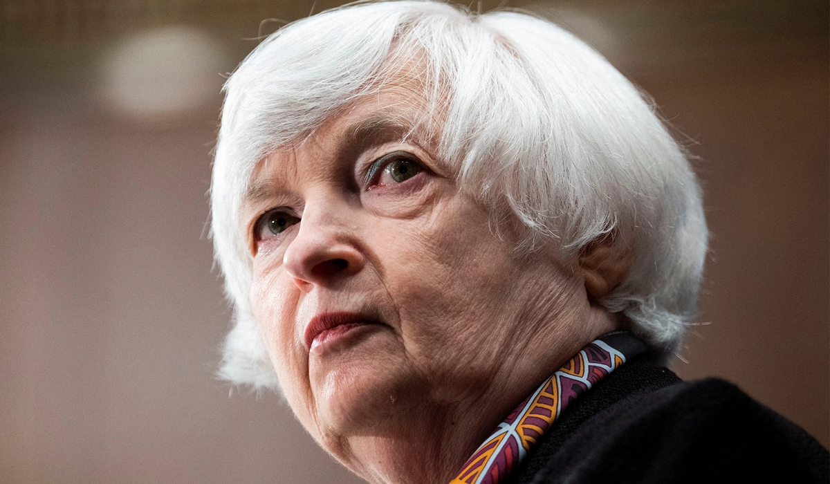 Janet Louise Yellen, secretaria del Tesoro de los Estados Unidos.