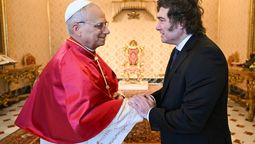 León XIV y Javier Milei durante una audiencia en el Vaticano (Foto: Presidencia) León XIV y Javier Milei durante una audiencia en el Vaticano (Foto: Presidencia)
