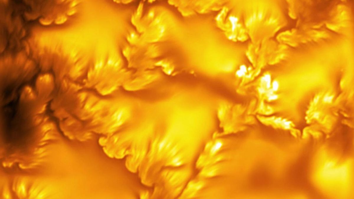 Este es el Sol: Qué significa la nueva imagen revelada por la NASA. Imagen:&nbsp;NSF, NSO, AURA, MPS, Inouye Tel.