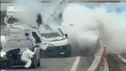 Espectacular asalto comando al sur de Italia: Explosiones y tiros (VIDEO)