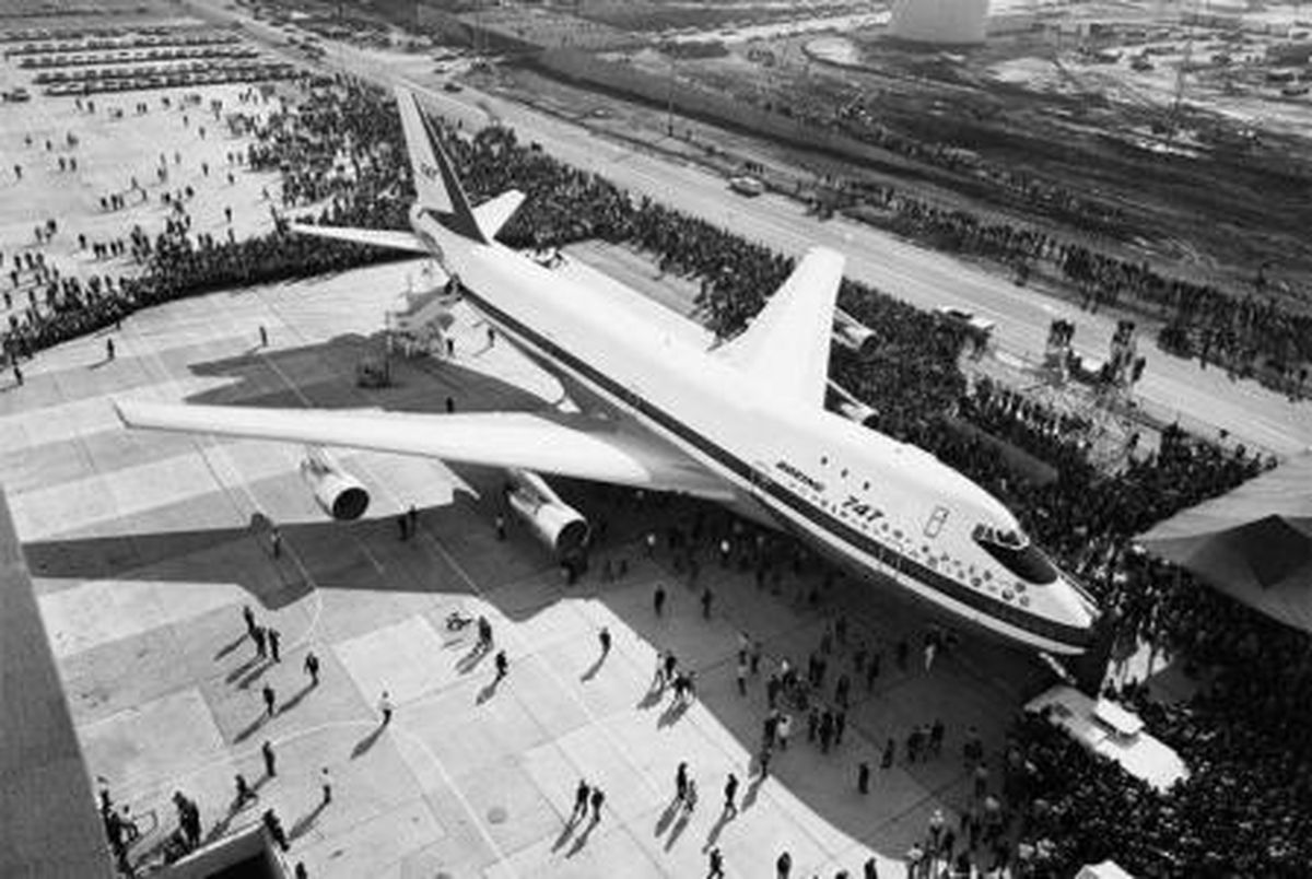 El 747 y sus inicios en 1969.