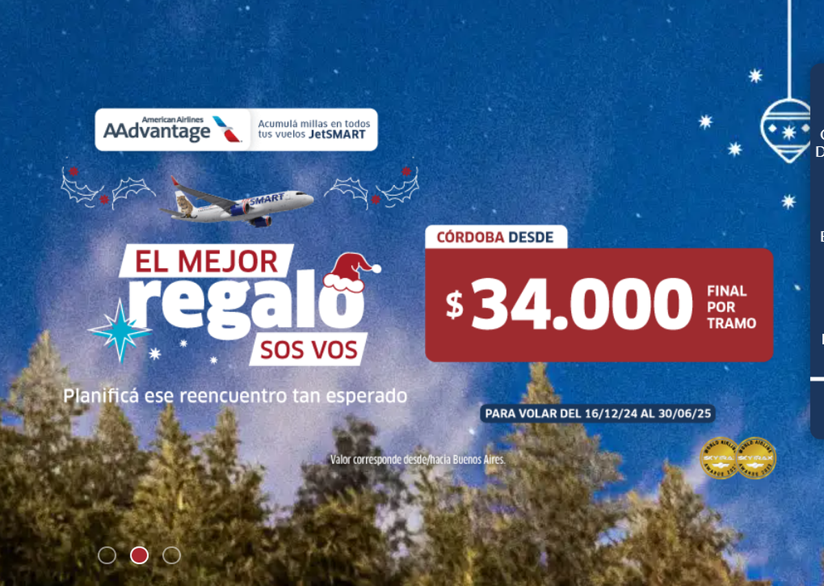 La aerolínea JetSmart lanzó pasajes ganga para tener en cuenta. La aerolínea JetSmart lanzó pasajes ganga para tener en cuenta.