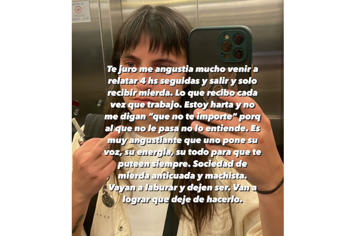 La triste y dolorosa publicación de una periodista de ESPN tras recibir masivas críticas en las redes. (Foto: Instagram @loladelcarril) La triste y dolorosa publicación de una periodista de ESPN tras recibir masivas críticas en las redes. (Foto: Instagram @loladelcarril)