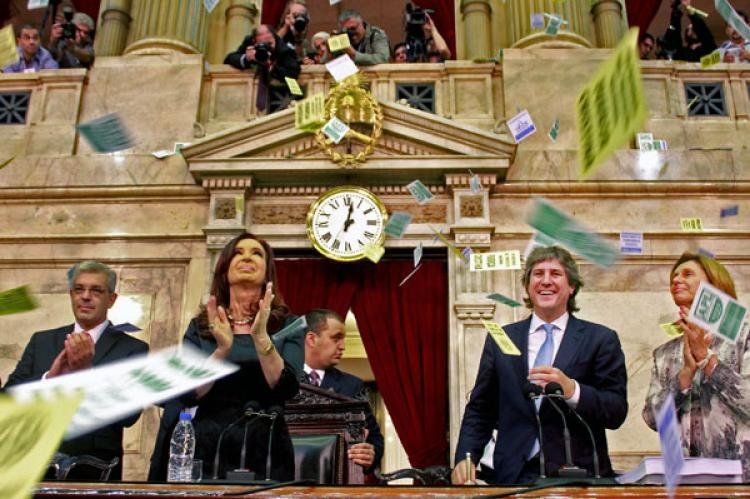 Cristina, al inaugurar las sesiones ordinarias en el Congreso (Foto NA)