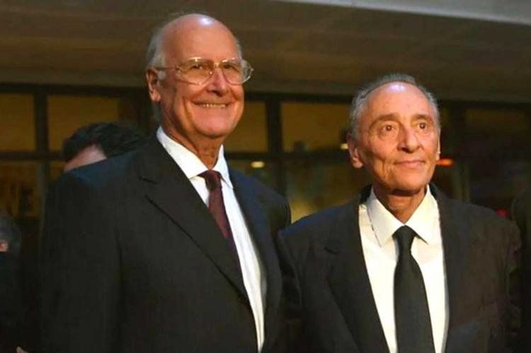 José Antonio Aranda (izq.) y Héctor Magnetto, accionistas de Grupo Clarín.