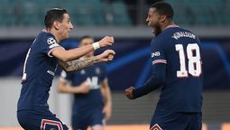 Paris Saint Germain (PSG), sin Lionel Messi, empato2 a 2 con Liepzig con dos goles de Georginio Wijnaldum, en partido por laChampions League. (Foto: Noticias Argentinas/UCL)