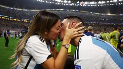 Ángel Di María y Jorgelina Cardoso, su esposa