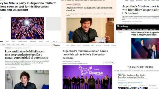 Qué dijo la prensa internacional sobre el batacazo legislativo de Javier Milei Qué dijo la prensa internacional sobre el batacazo legislativo de Javier Milei