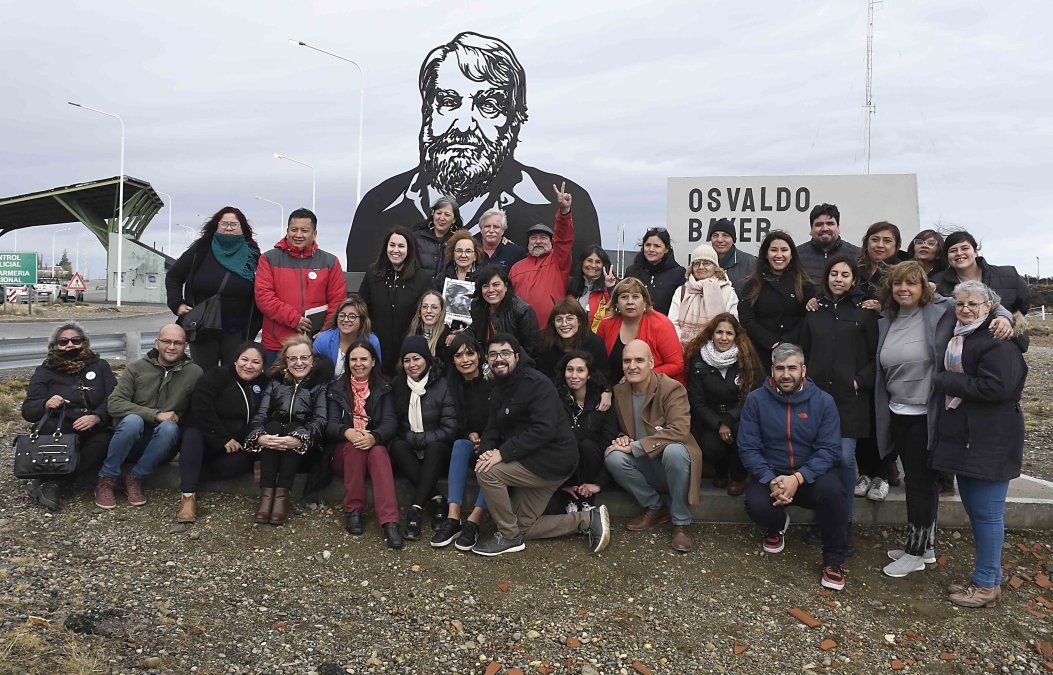 Homenaje al escritor, entre los celebrantes estaba, Alicia Kirchner