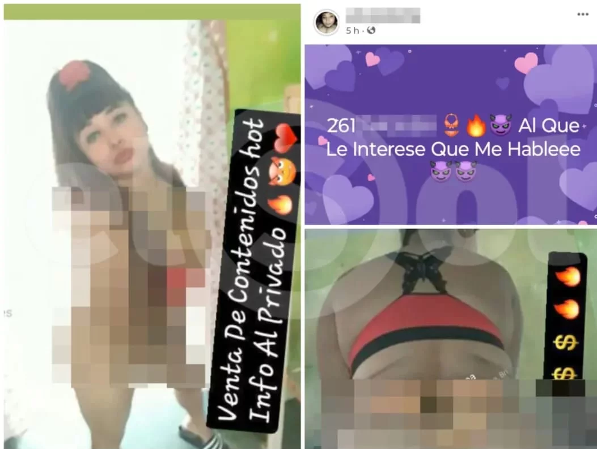 Imagen de las fotos hot publicadas por 'El Sol' de Mendoza.