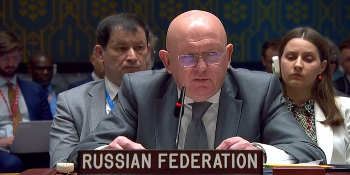 Vasily Nebenzia en la ONU Vasily Nebenzia en la ONU