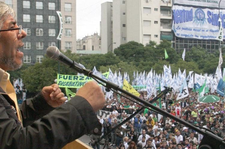 Hugo Moyano.