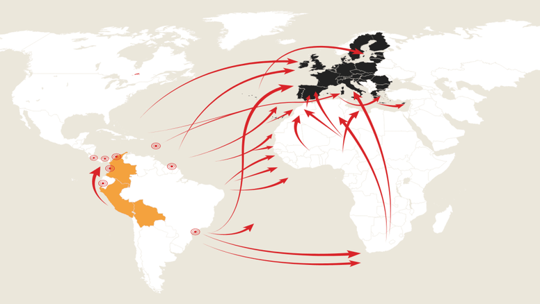La narcoviolencia sacude a los países 