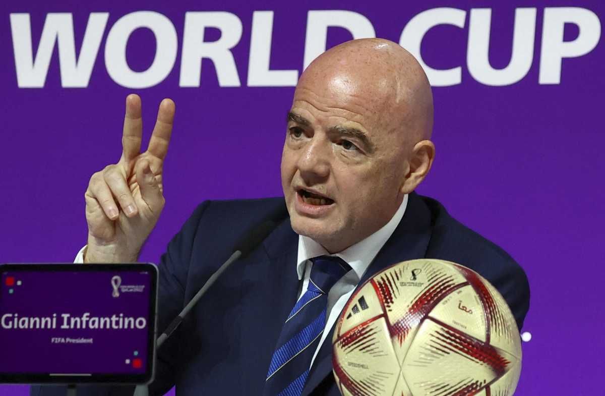 Presidente de FIFA, Gianni Infantino. Presidente de FIFA, Gianni Infantino.