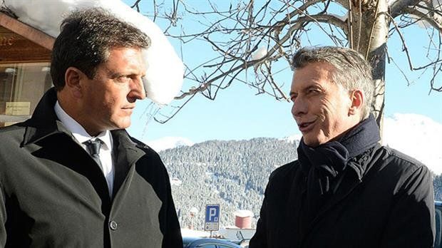 Recordada foto de Mauricio Macri y Sergio Massa en Davos 2016. Recordada foto de Mauricio Macri y Sergio Massa en Davos 2016.