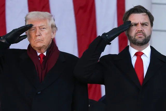 Donald Trump y su vice, JD Vance. Donald Trump y su vice, JD Vance.