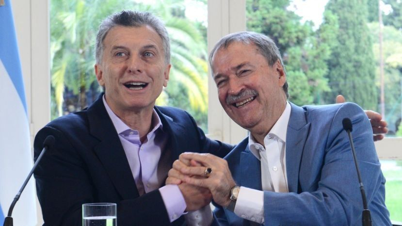 Mauricio Macri y el gobernador de Córdoba, Juan Schiaretti.