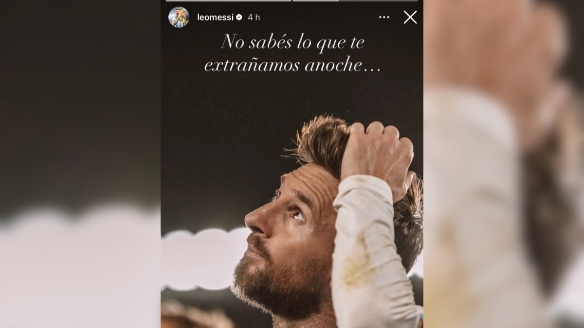 El mensaje de Leo a su padre