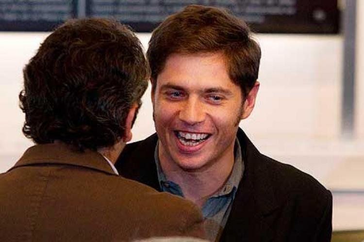 Axel Kicillof, con Rocca tras la amenaza de hacer quebrar a la firma.