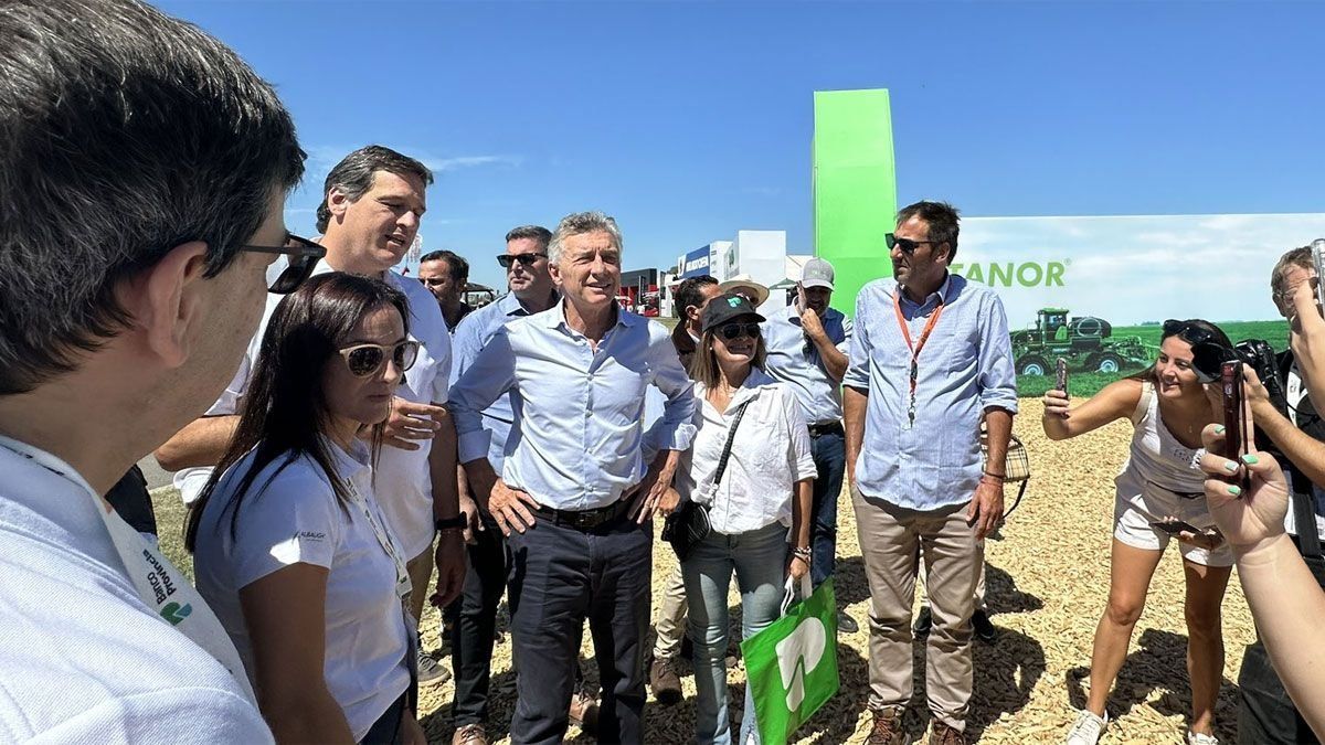 Mauricio Macri en Expoagro. Mauricio Macri en Expoagro.