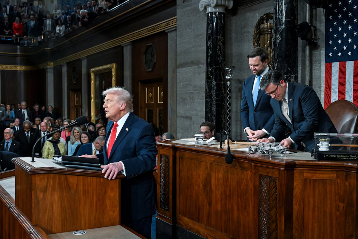 Discurso del estado de la Unión: Donald Trump en el Capitolio Discurso del estado de la Unión: Donald Trump en el Capitolio