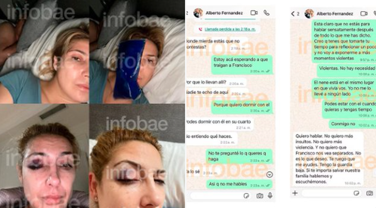 Fabiola Yañez fue golpeada por Alberto Fernández, según denunció la ex primera dama.