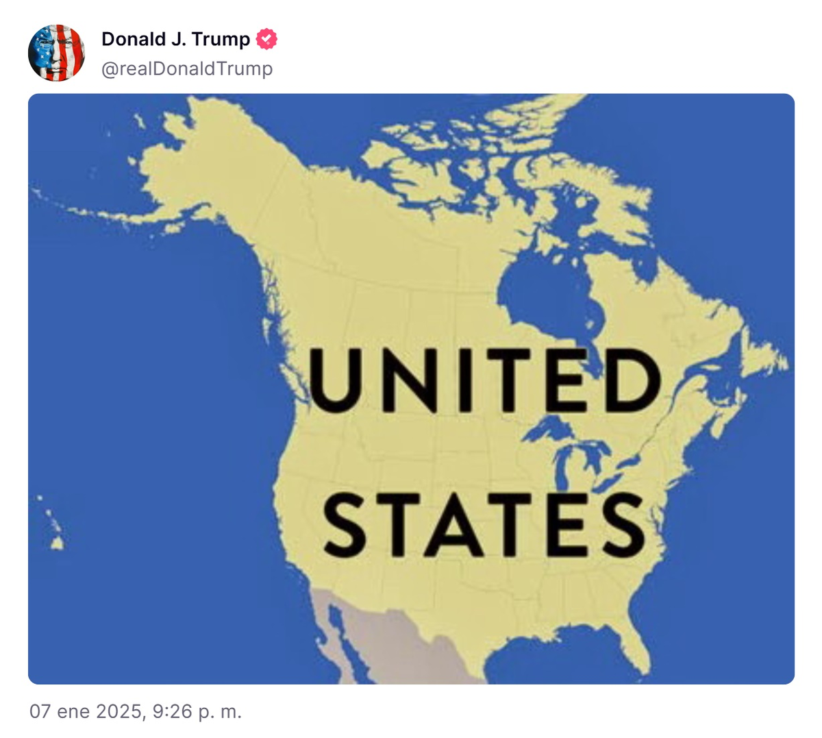 El primer ministro de Groenlandia se reúne con el rey de Dinamarca tras las amenazas de Trump sobre Groenlandia. | Captura de pantalla del posteo del republicano en donde bromea con un nuevo mapa de USA. El primer ministro de Groenlandia se reúne con el rey de Dinamarca tras las amenazas de Trump sobre Groenlandia. | Captura de pantalla del posteo del republicano en donde bromea con un nuevo mapa de USA.