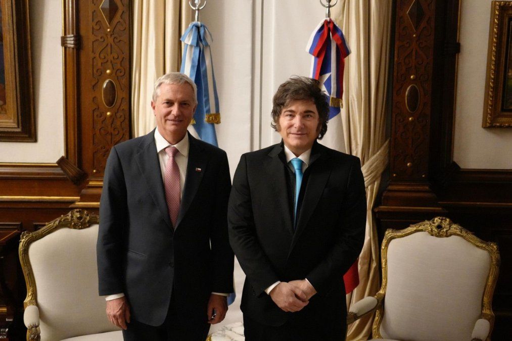 Javier Milei ya está en Chile para asistir a la ceremonia de asunción de José Antonio Kast.&nbsp;