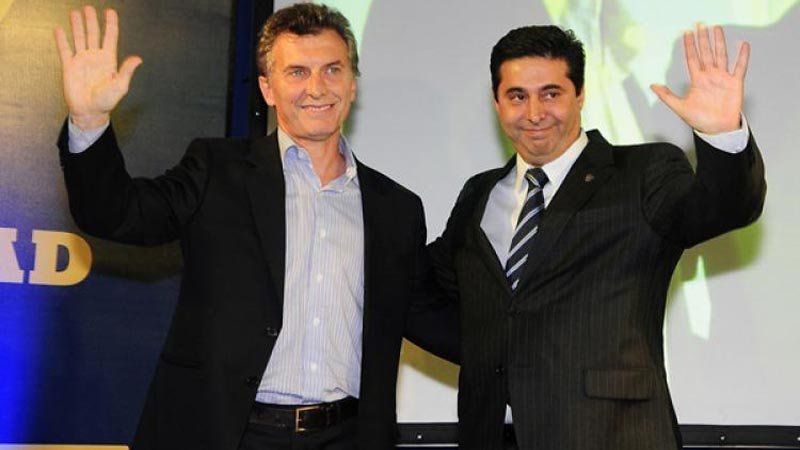 Mauricio Macri y Daniel Angelici.