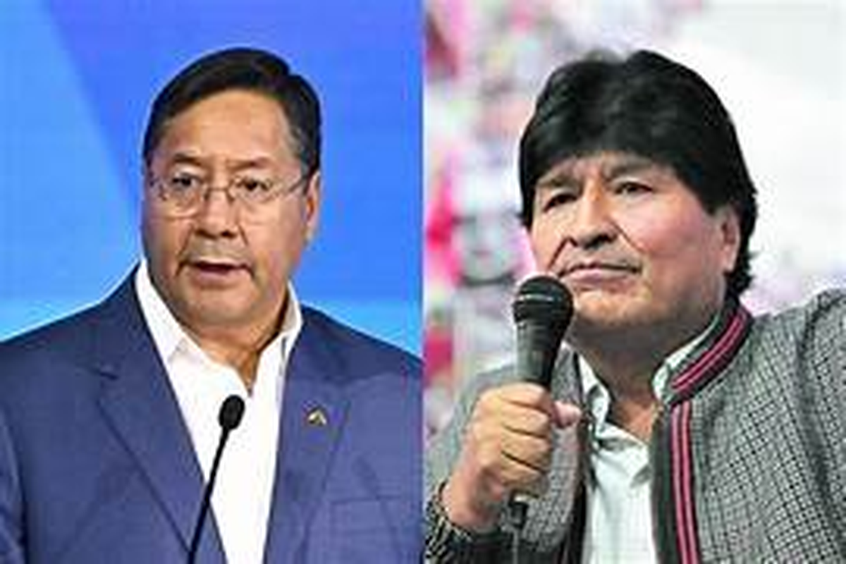Luis Arce y Evo Morales, ex presidentes de Bolivia Luis Arce y Evo Morales, ex presidentes de Bolivia