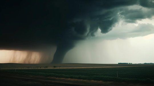 El tornado que atravesó Santa Fe, Nuevo México, dañó diez viviendas y dejó árboles arrancados y postes eléctricos caídos.