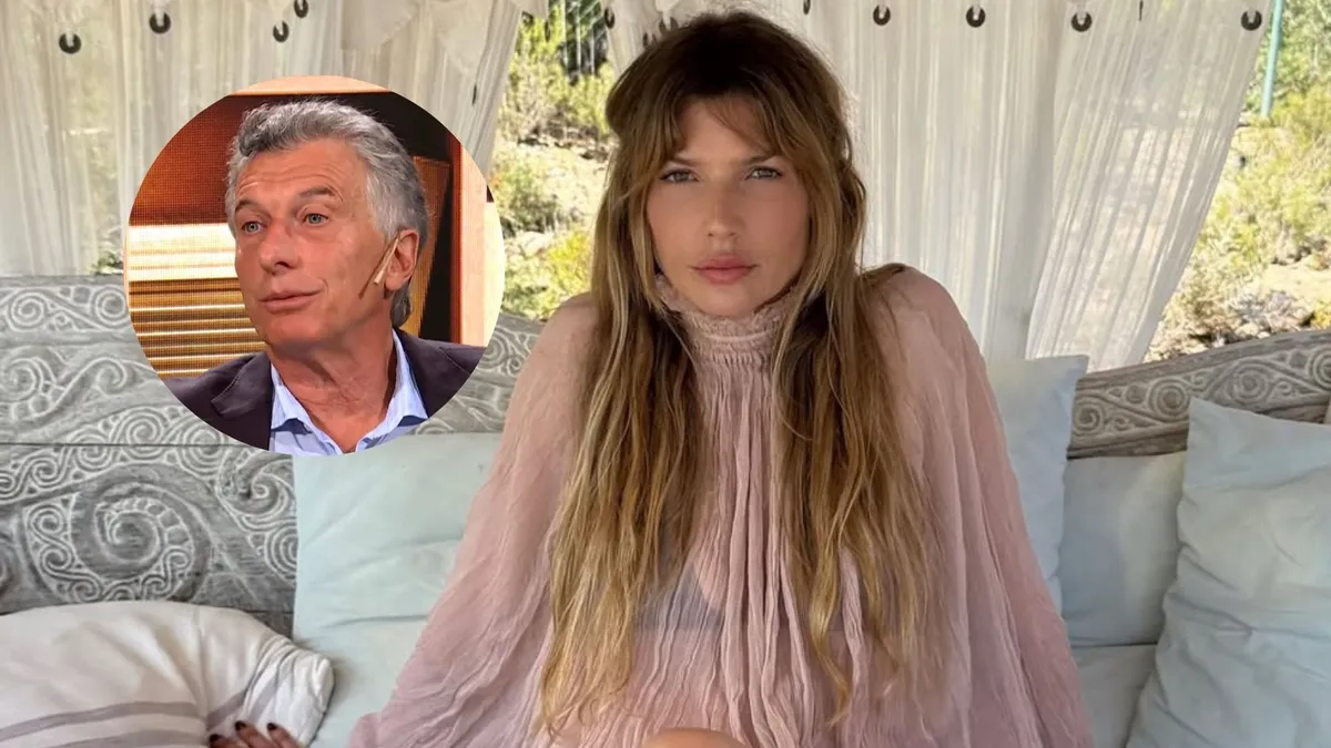 Mauricio Macri y Chloé Bello. Mauricio Macri y Chloé Bello.