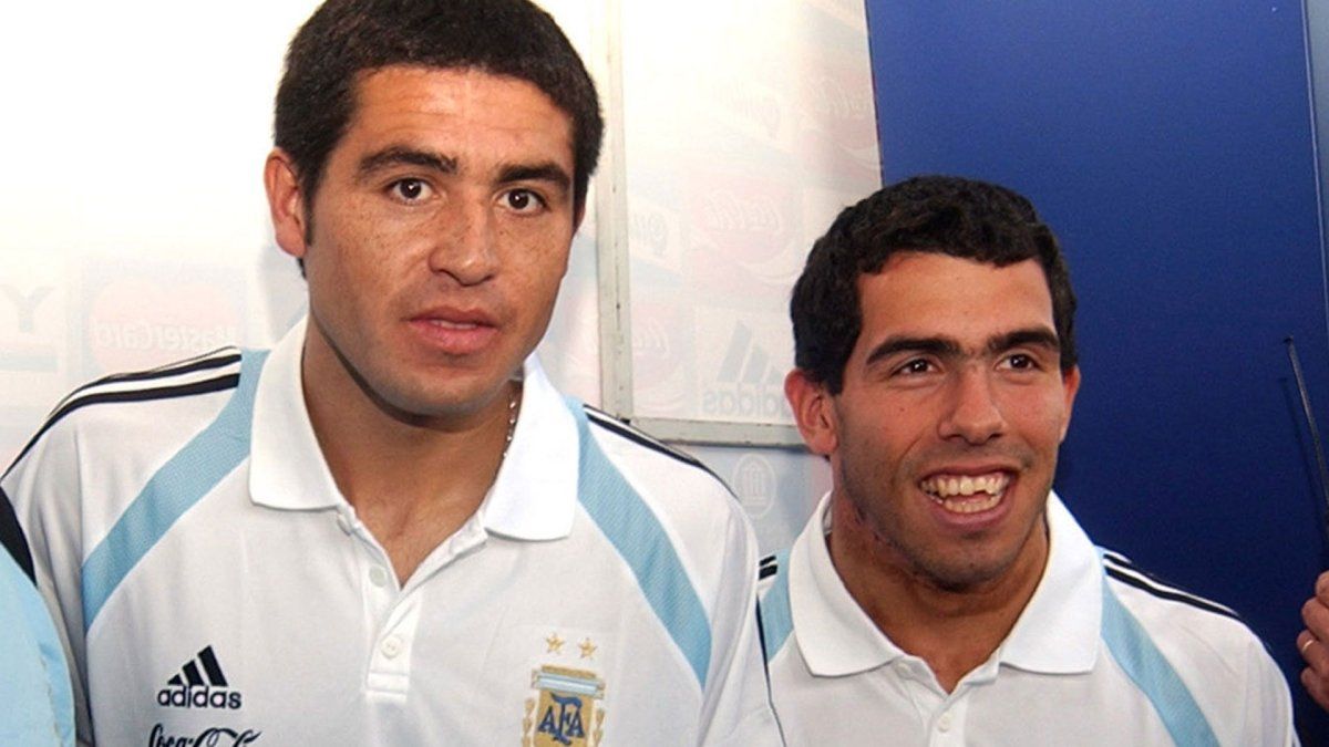 Juan Román Riquelme (Boca) vs Carlos Tévez (Talleres)