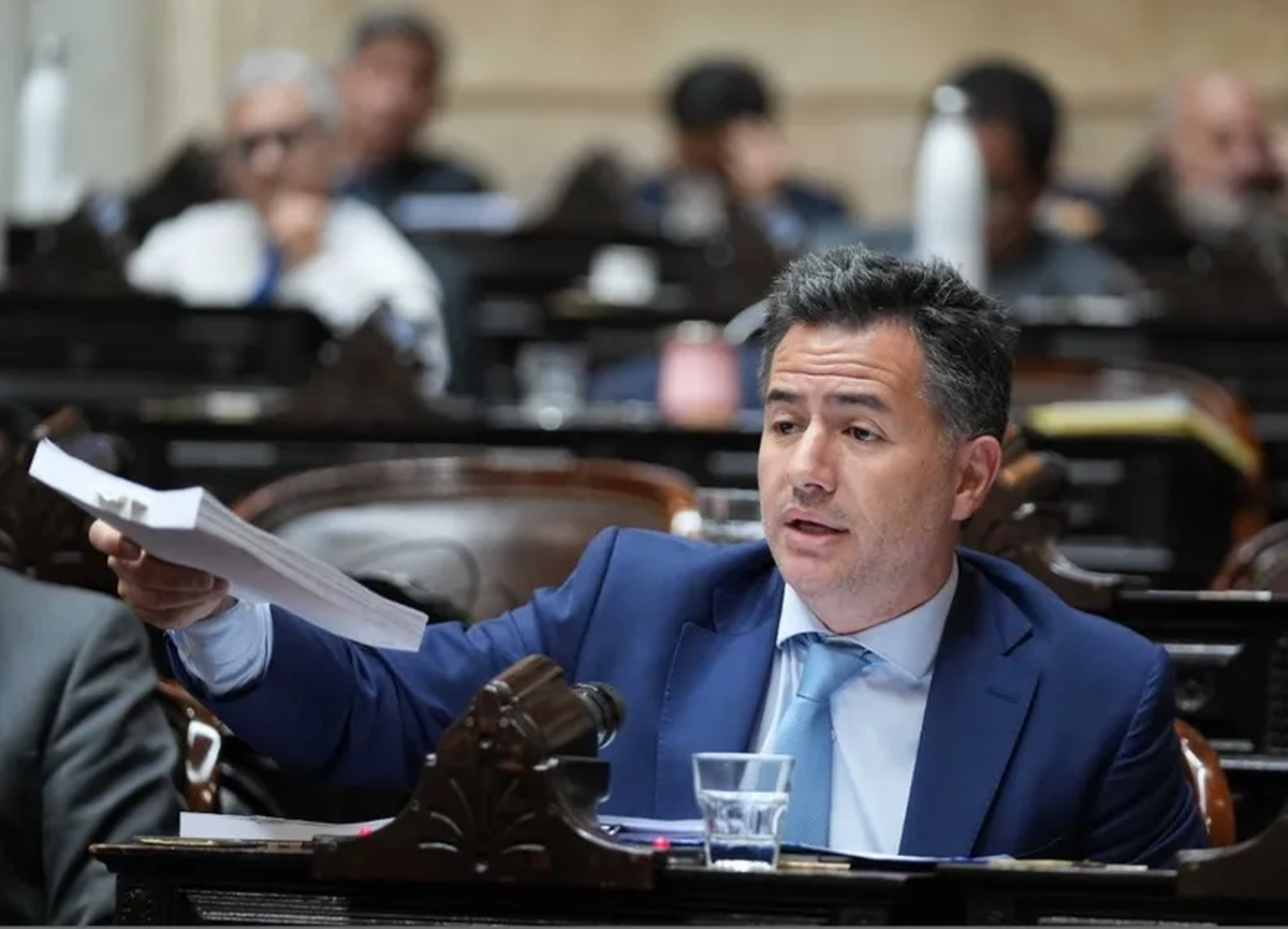 El diputado Bornoroni fue el encargado de informar a los diputados la reducción de facultades delegadas en febrero. El diputado Bornoroni fue el encargado de informar a los diputados la reducción de facultades delegadas en febrero.