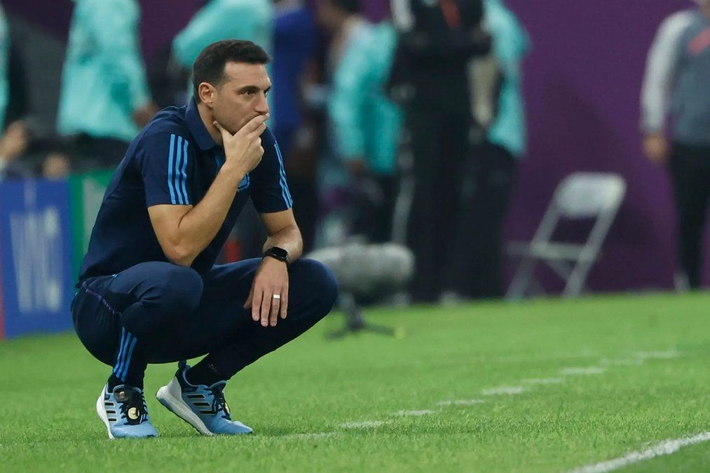 Scaloni sigue los movimientos de Flamengo con Taty Castellanos