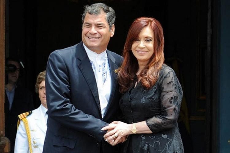 Cristina se reunió con Correa tras sus polémicas declaraciones. (Foto: Télam)