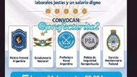 Marchan las 5 fuerzas federales de Argentina