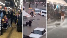 Inundaciones en Estambul: Imágenes dramáticas.