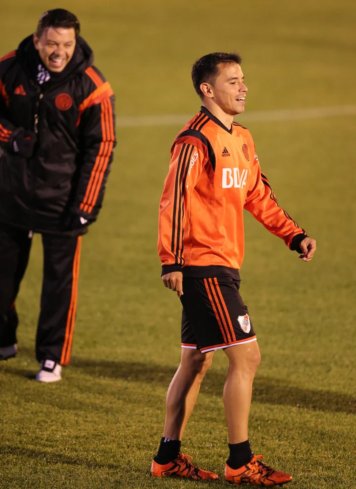 Javier Saviola fue dirigido por Marcelo Gallardo en el River de 2015.