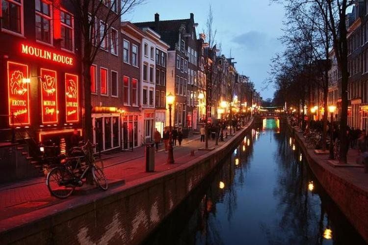 Barrio Rojo en Amsterdam.