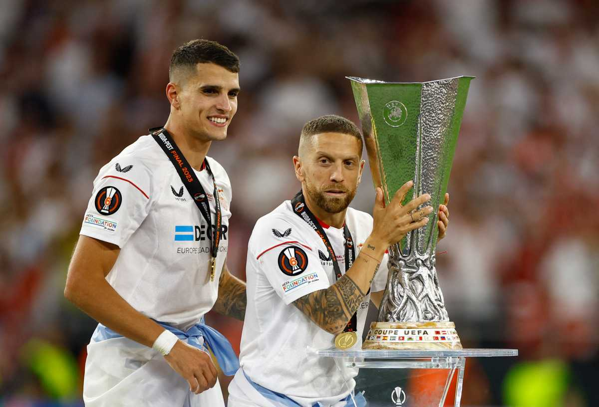 Gómez, campeón con Sevilla de la Europa League 2023 Gómez, campeón con Sevilla de la Europa League 2023